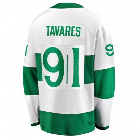 Män Ishockey Toronto Maple Leafs Toronto St. Patricks tröja John Tavares 91 Vit Vintage Authentic